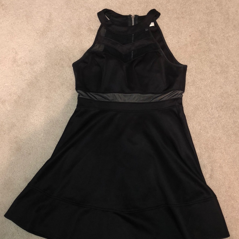 Black Mesh Dress